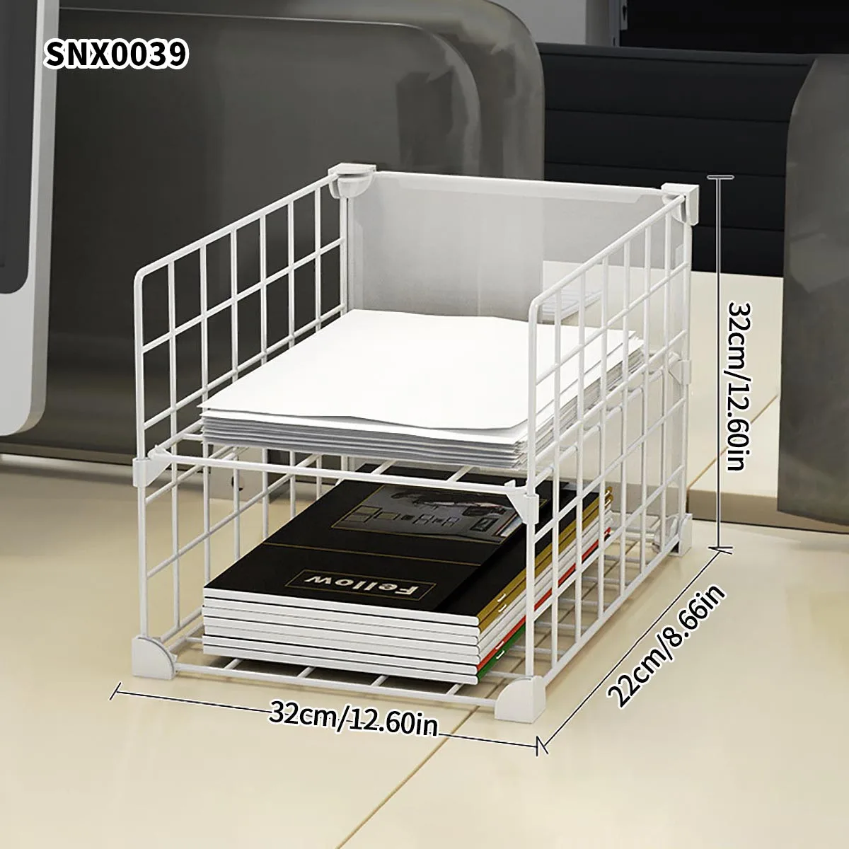 

Офисный настольный стеллаж для хранения файлов, напольный шкаф, перегородка, многослойная настольная книжная полка