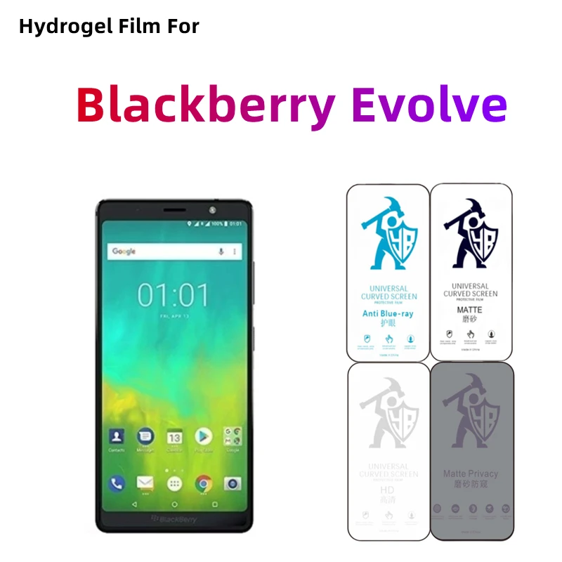 2pcs Matte Hydrogel Film For Blackberry Evolve HD Screen Protector For Blackberry Evolve Eye Care Privacy Matte Protective Film