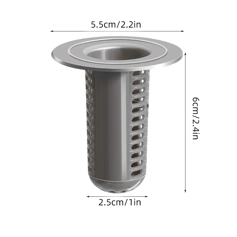 4PCS Plastic Sink Drain Filter Anti Clogging Hair Catcher Shower Bathroom Essential Pipes and Drainage Accessories - Image 6