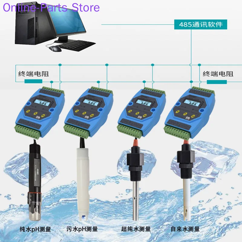 Conductivity Transmitter Conductivity Meter PH Controller Electrode PH Meter Sensor EC TDS Bsq-2019