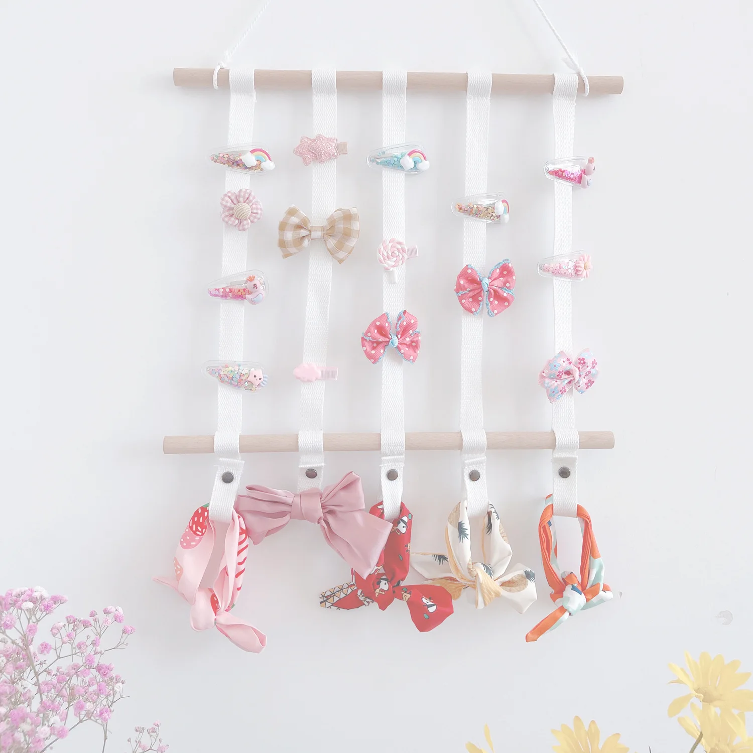 

INS деревянное облако, детские заколки для волос, держатель принцессы для девочек, заколка для волос, повязка для хранения, подвеска, органайзер для ювелирных изделий, настенные украшения, подвесные