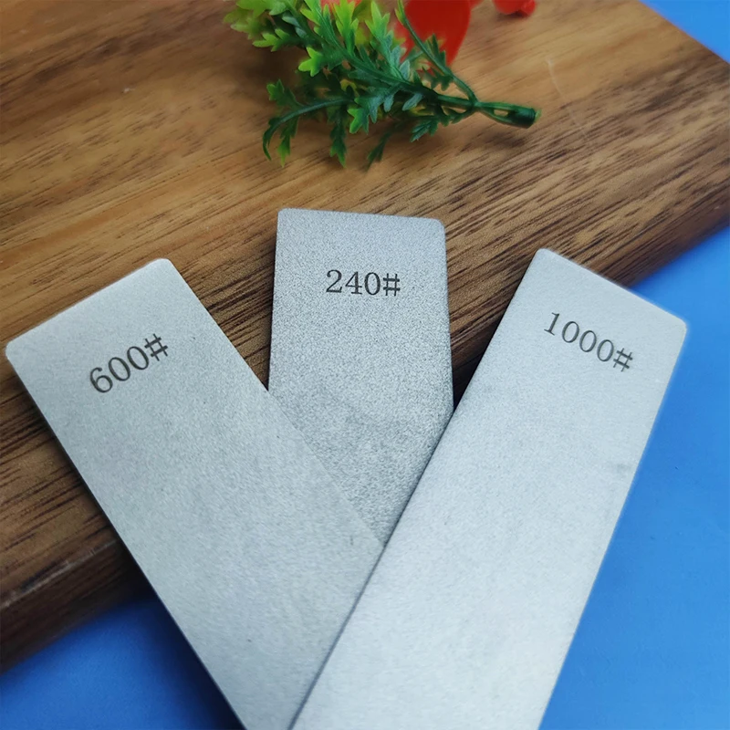 4Pcs  Diamond Grinding Strip Electroplated 150x20mm Polishing Disc Emery Abrasive Sharpening Plate
