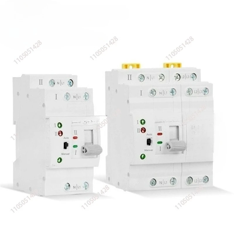 Dual power supply automatic transfer switch ATS continuous power supply millisecond level 2P4P63A emergency power supply switch
