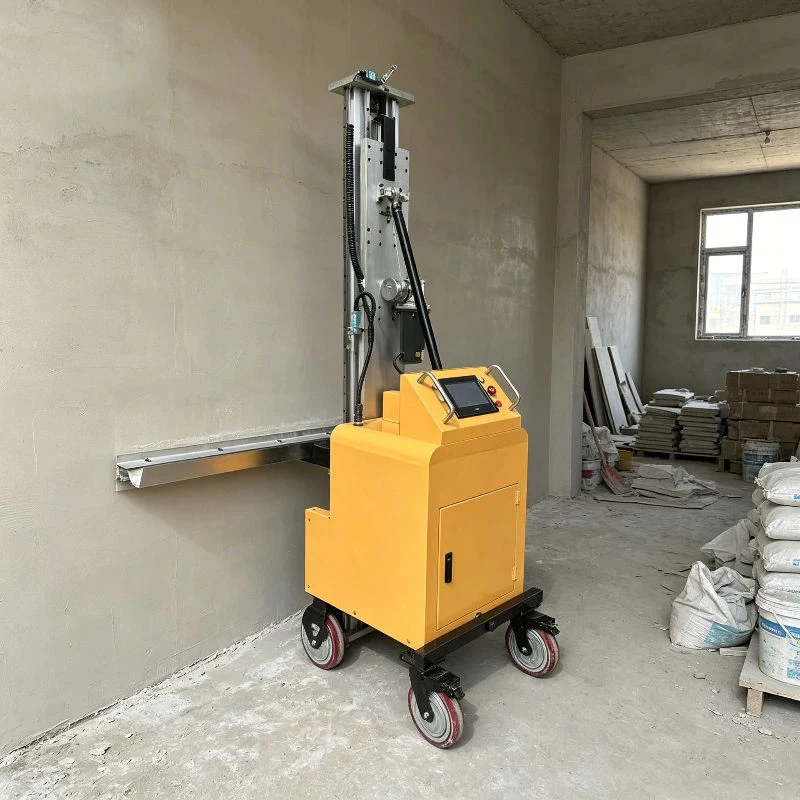 High Efficiency Automatic Wall Plaster Robot Cement Wall Smoothing Machine for Construction