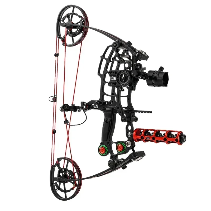 Manufacturer Compound Bow Set Dual Use Catapult Pulley Ball Hunting Bow Archery Compound Steel Ball Bow