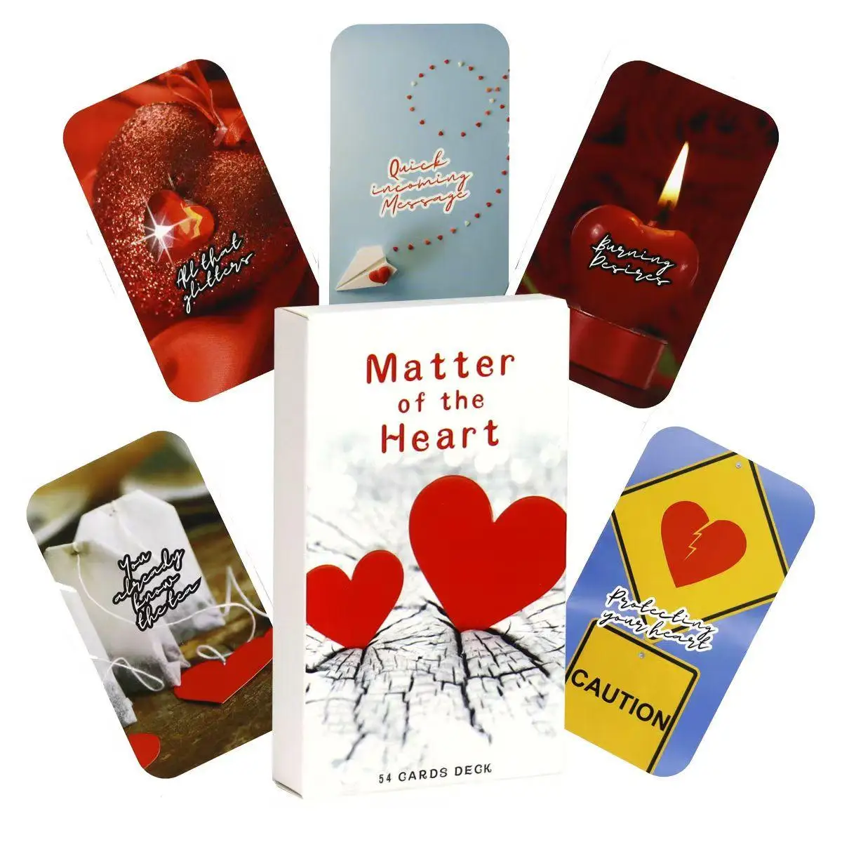 10.3*6cm Love Oracle Deck 54 Cards - Matters of The Heart Oracle Cards