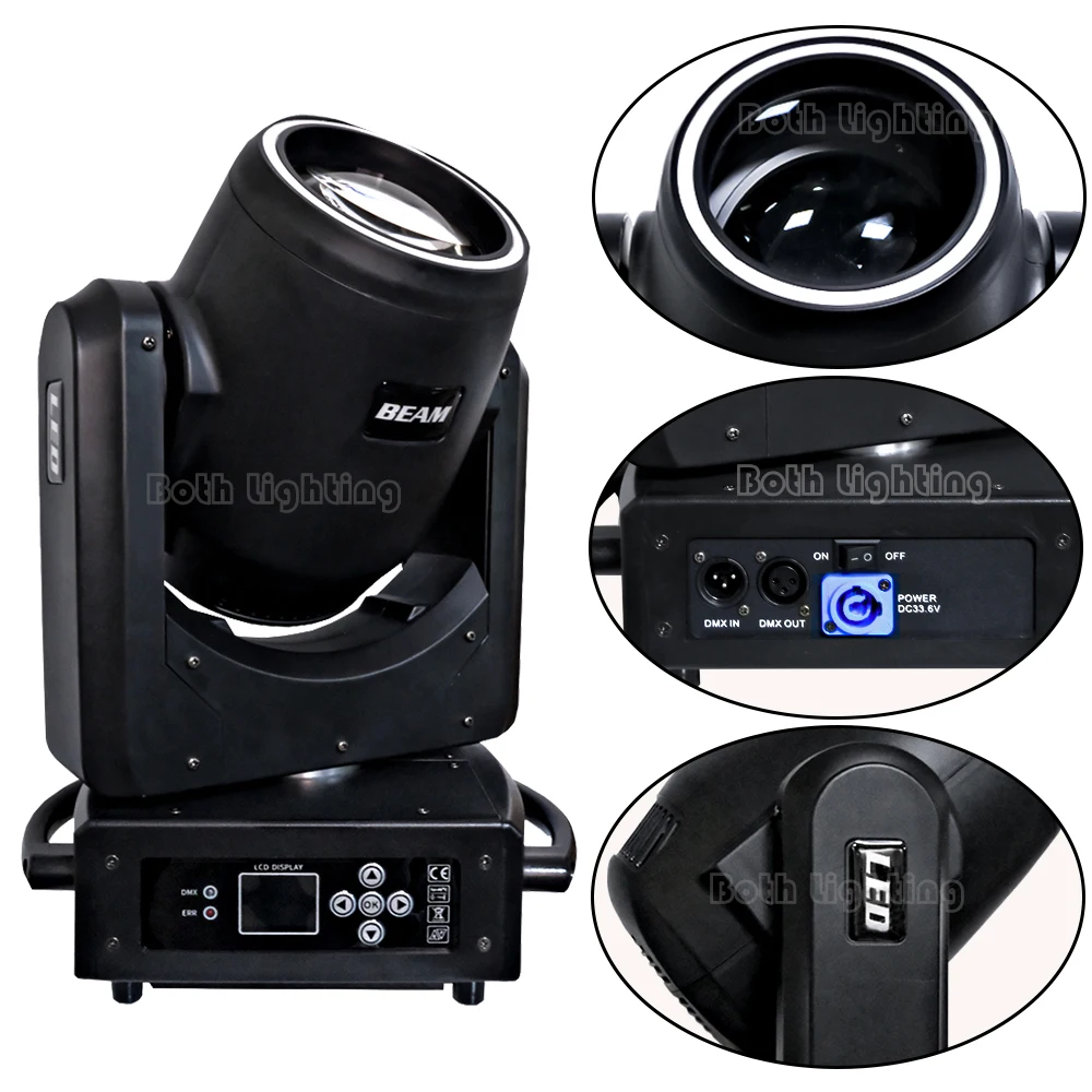 Bothlighting 1pcs BPM BEAM 100w Battery Moving Head Light Wireless DMX Beam Lights For DJ Wedding Party Club Stage Event
