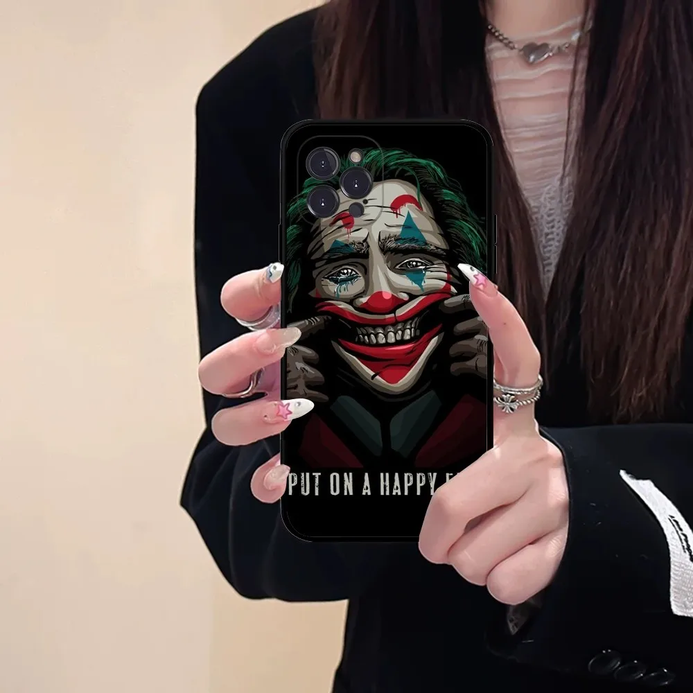 J-Joker  Silicone Soft for iphone 16 15 14 13 12 11 Pro Mini XS MAX Plus X Cover