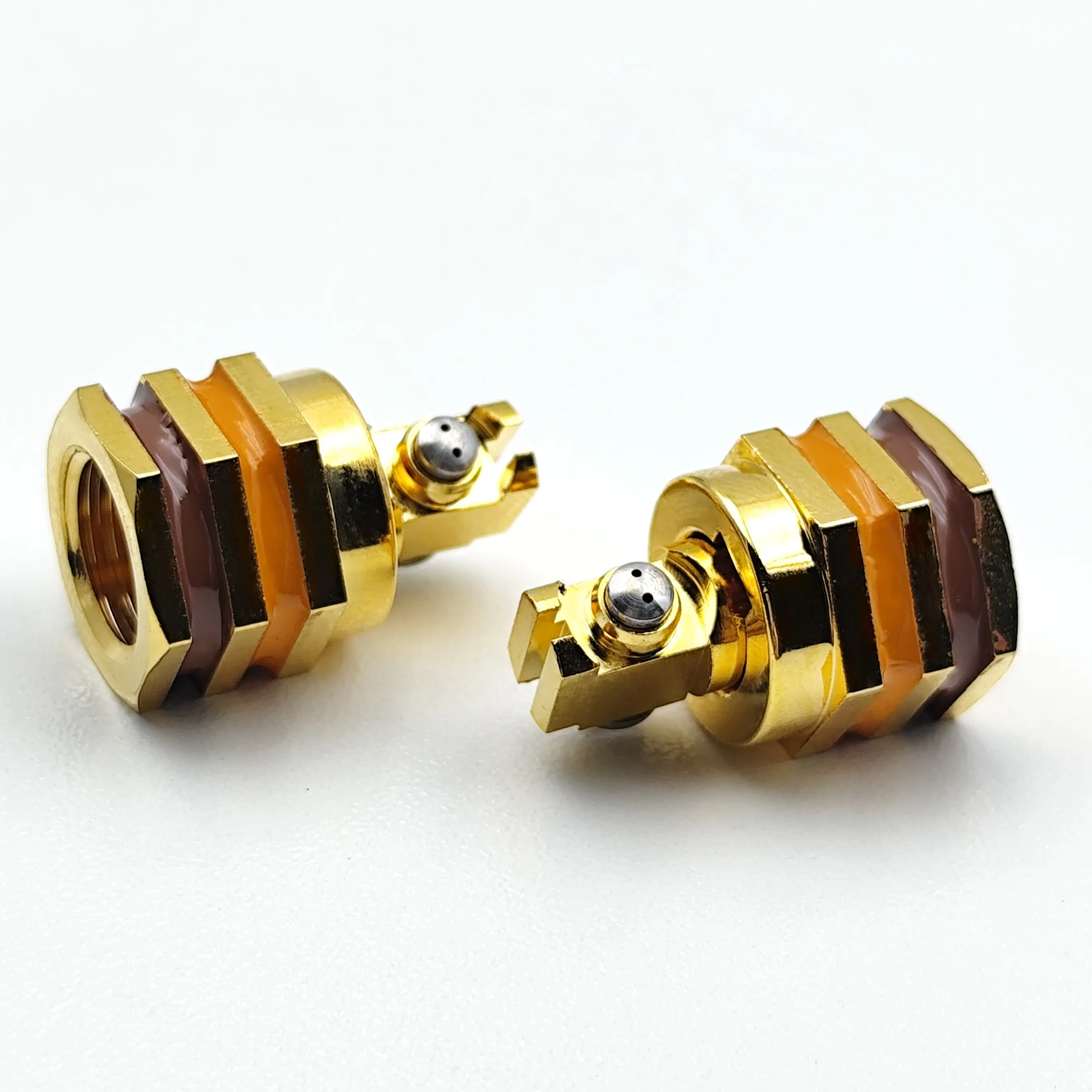 90 Degree 0.41mm Nozzle 1015816 Replacement Hot Melt Adhesive Machine Double Hole Accessory