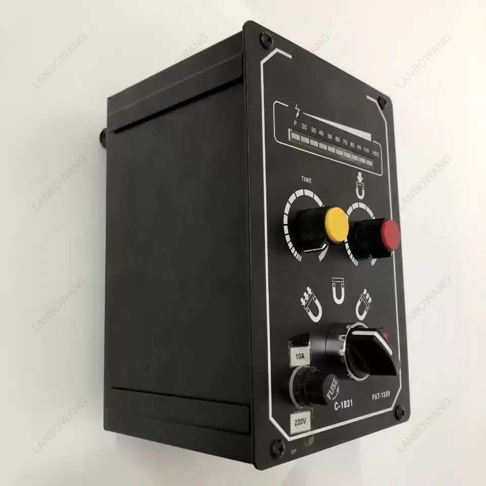 Magnetic Chuck Controller with LED Display, 110/220V 24/48V Demagnetizing Controller for Surface Grinder