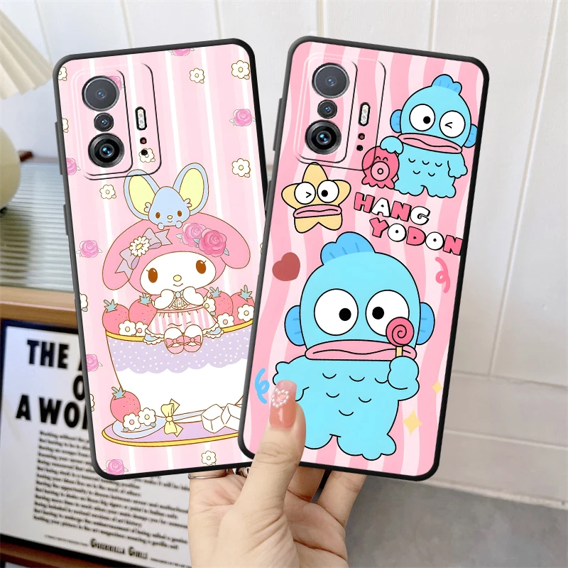 حافظة لهاتف Xiaomi Mi 15 11 Lite 11T Pro 12T 14 Pro 12 Lite 12x 10T 13Lite من كارتون تريو ميلودي Jade Guigou