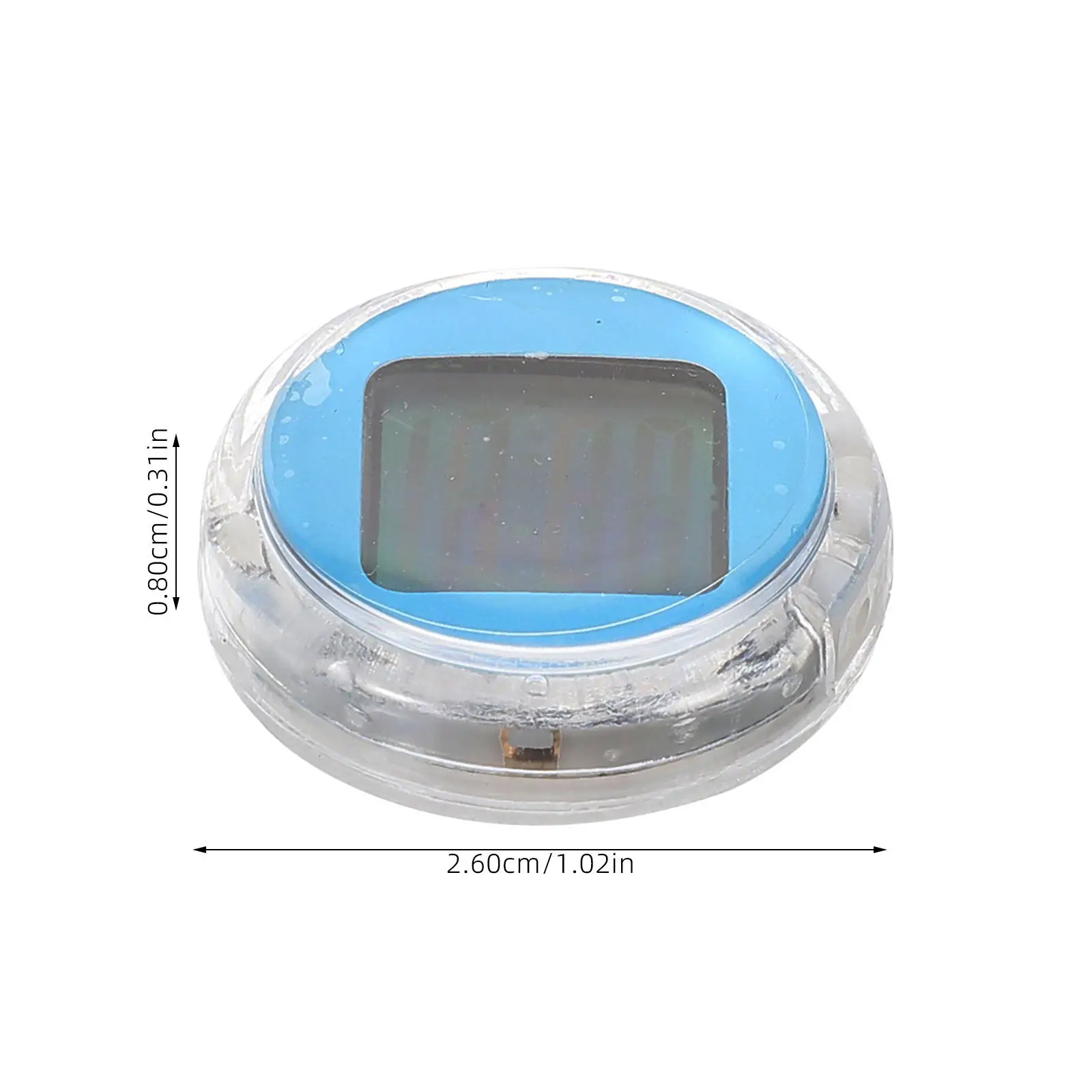 Mini Motorcycle Digital Clock – Splashproof Adhesive Dashboard Clock for Bike Instrument Panel