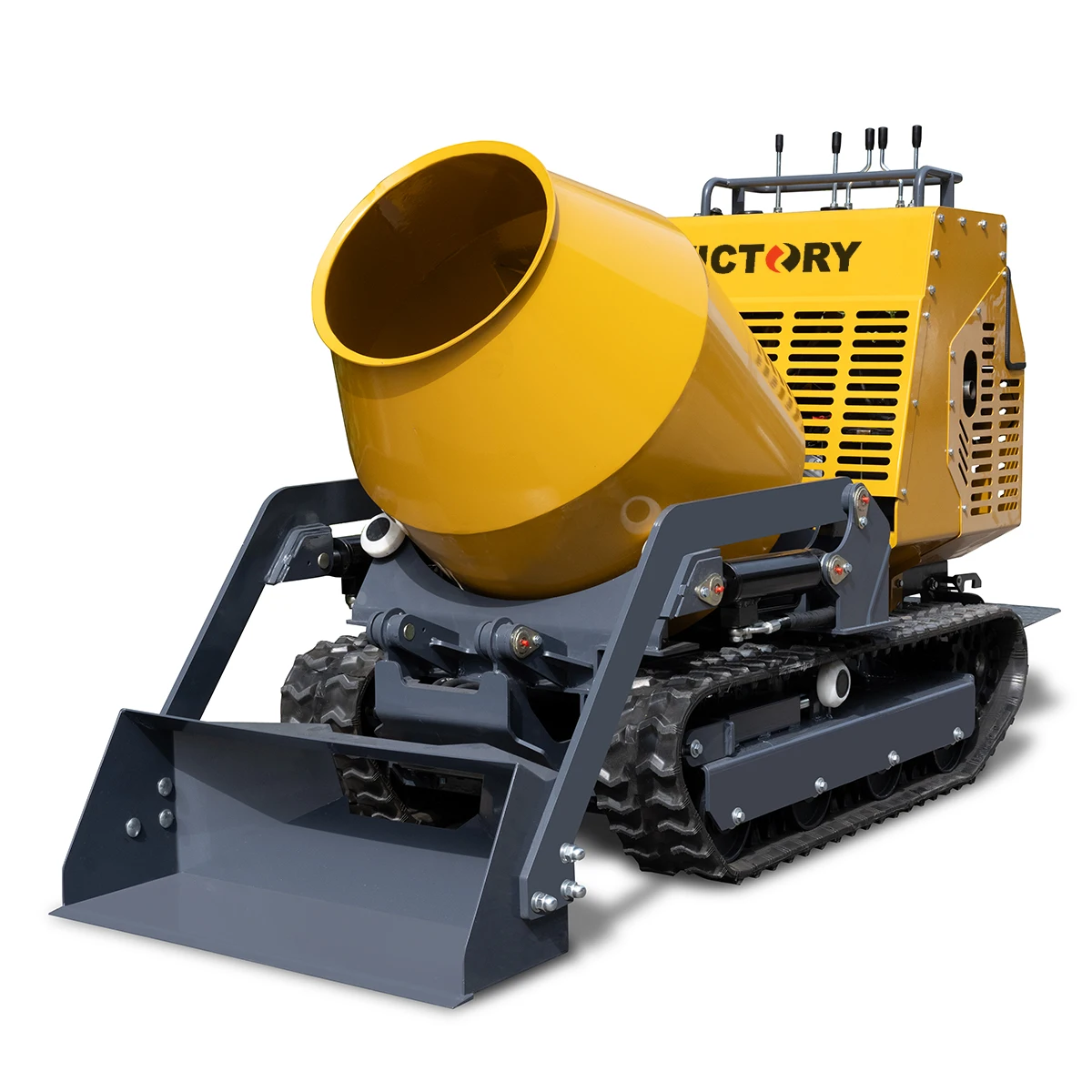 

New Trend Mini Cement Mixer Machine Dumper Truck Crawler Mobile Mini Concrete Mixer