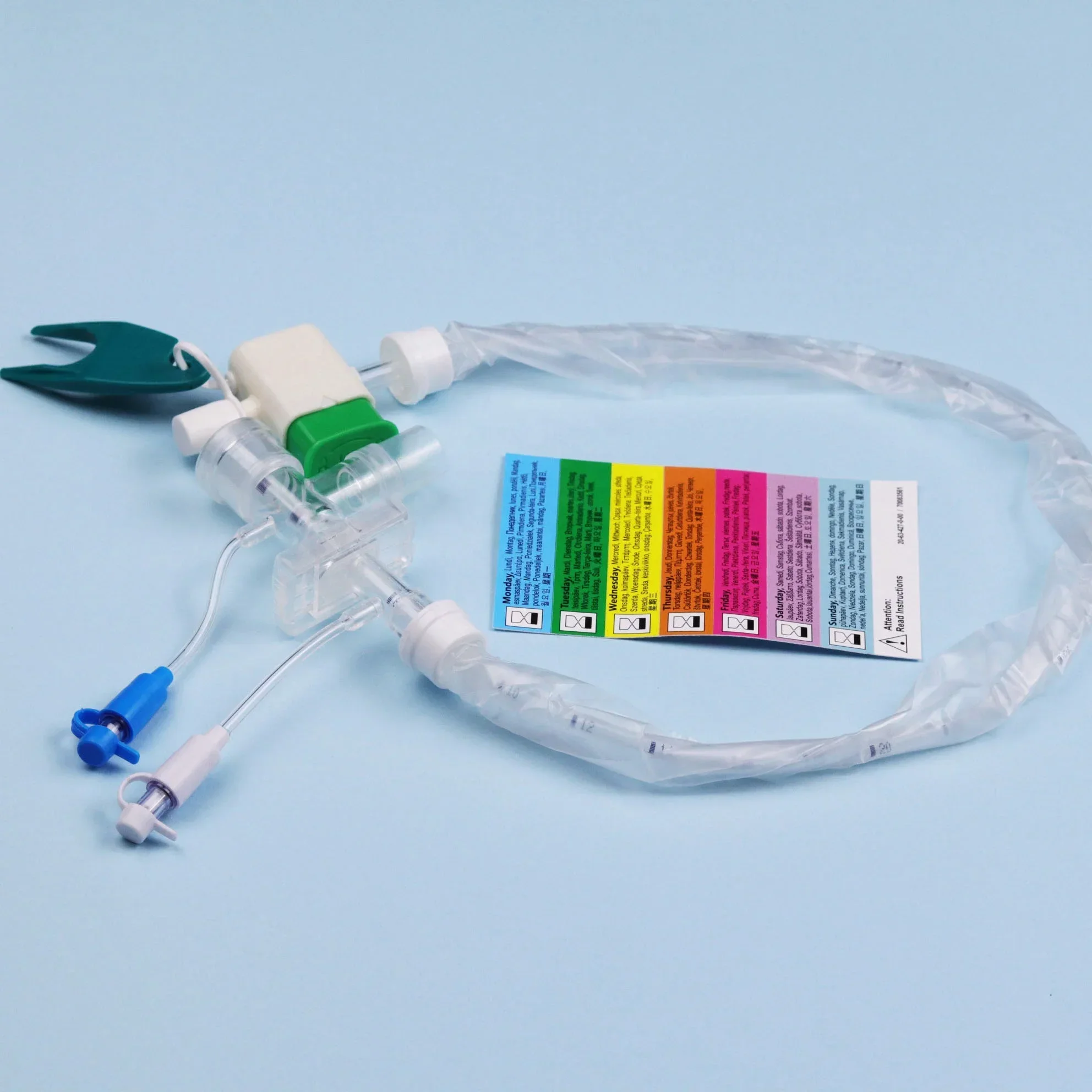 

Tianck medical disposable consumables icu critical care 24 hours 72 hours closed suction catheter
