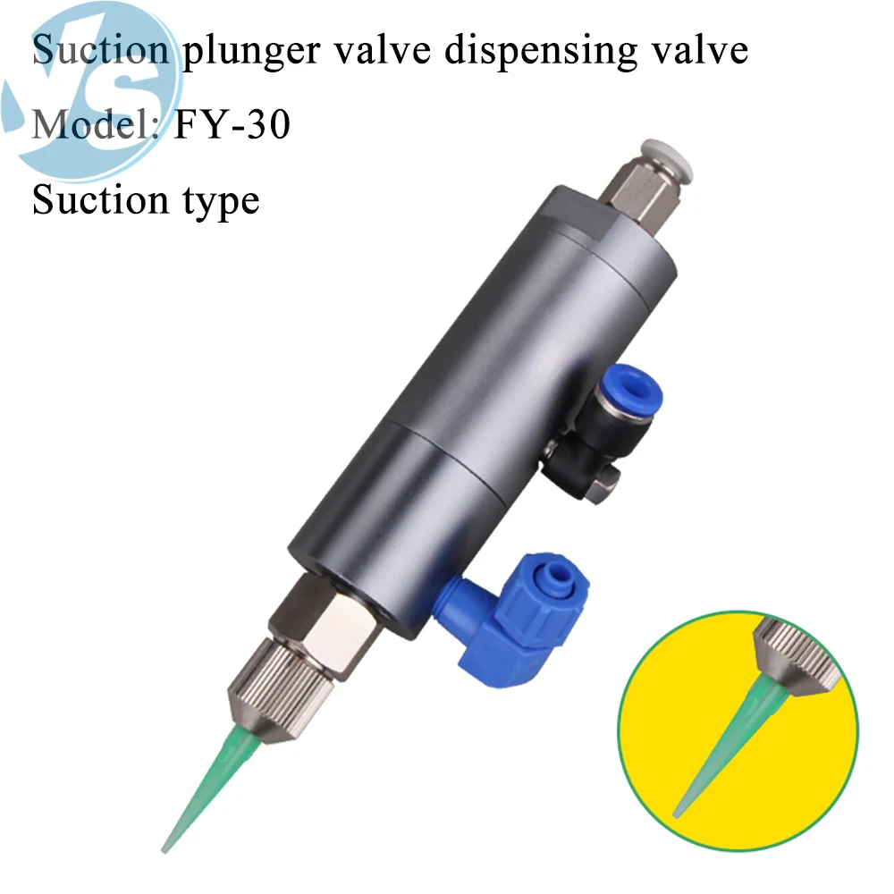 

Hot Sale Special Precision Dispensing Valve with Suction and No Pulling High Precision Pneumatic Plunger Type