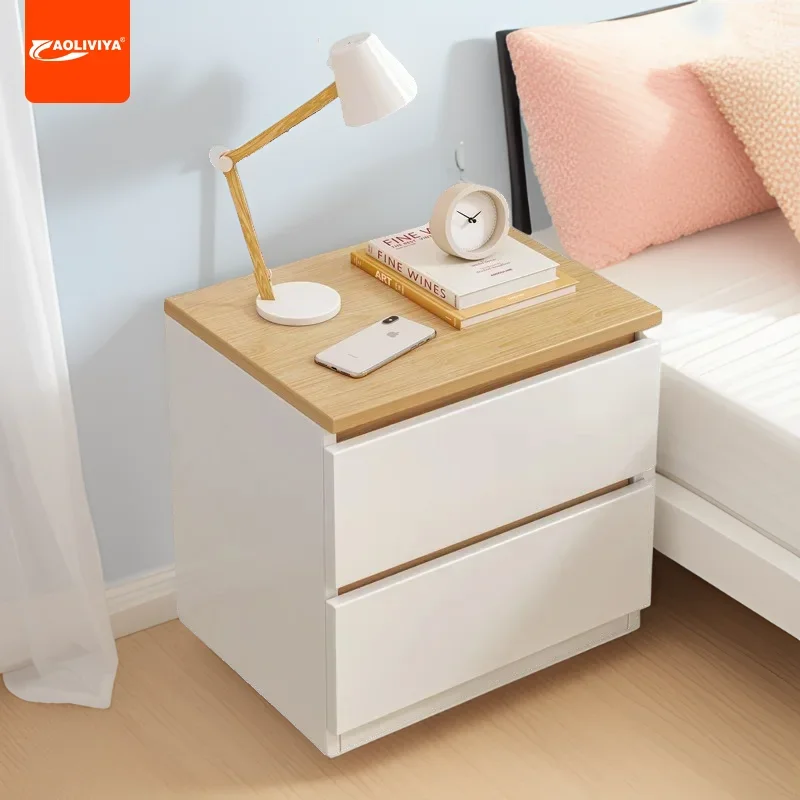 

Aoliviya Bedside Table Small Modern Simple Home Locker Simple Internet Celebrity Mini Bedroom Bedside Shelf Storage Cabinet