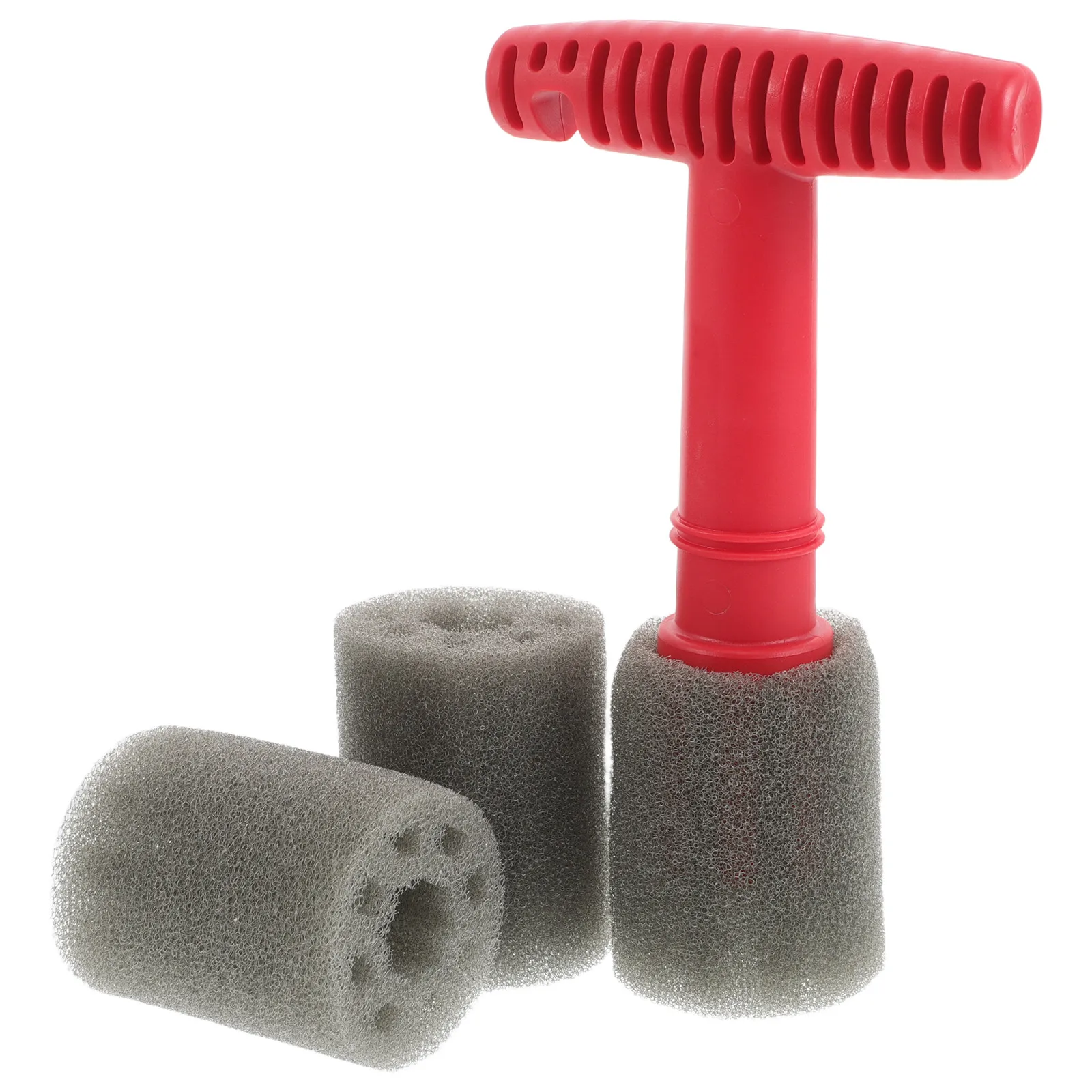 1Set Ergonomic Handle Steel Rings Screw Brush for Car Wheel Nuts Tire Screws Furniture Fasteners Precision Cleaning Tool