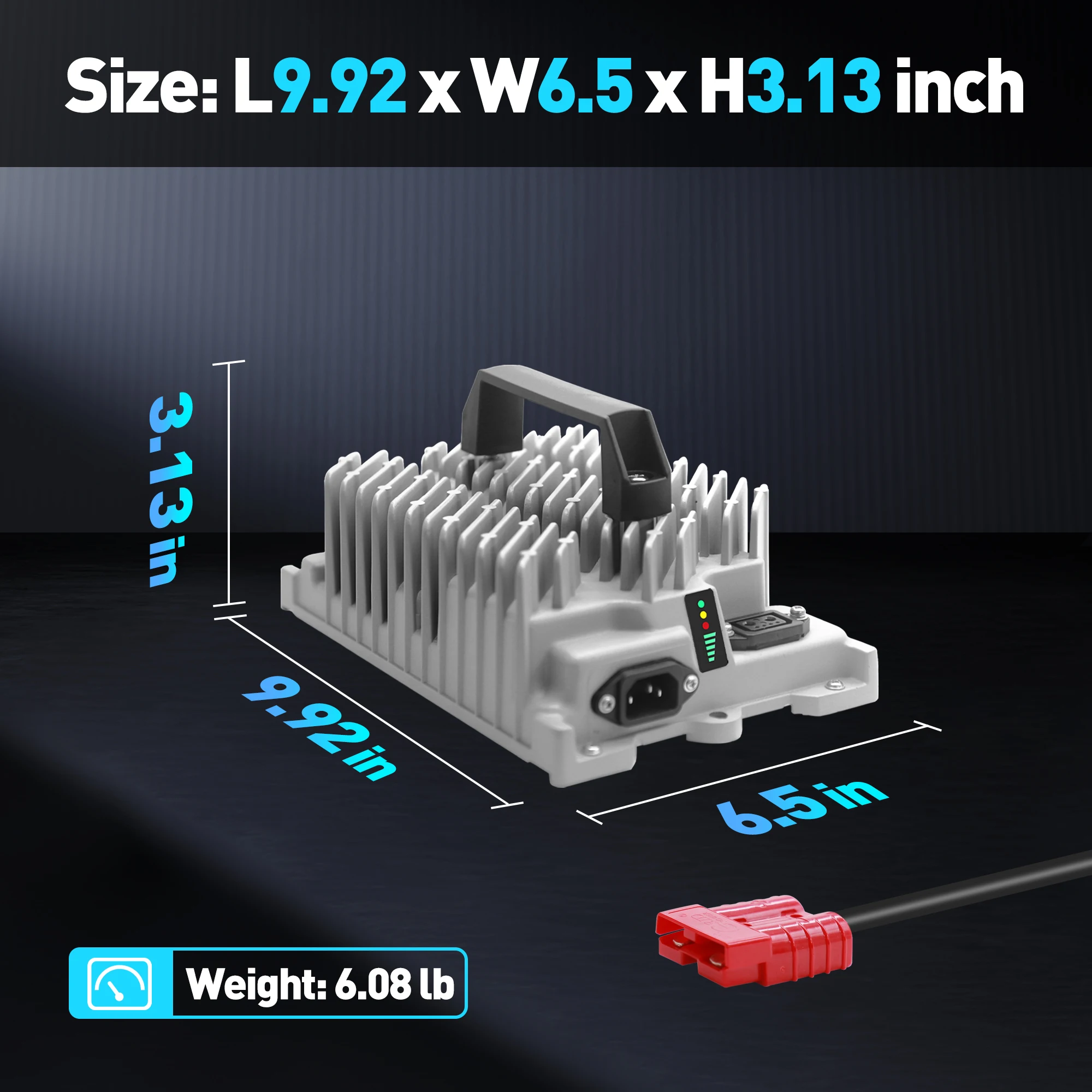 24V 27 Amp 226378 226386 Battery Charger for Skyjack Scissor Lift Delta-Q IC650