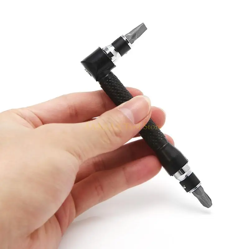 A2BE 10 in 1 Socket Screwdriver L-shaped for Head Twin Wrench Driver Torx Flat