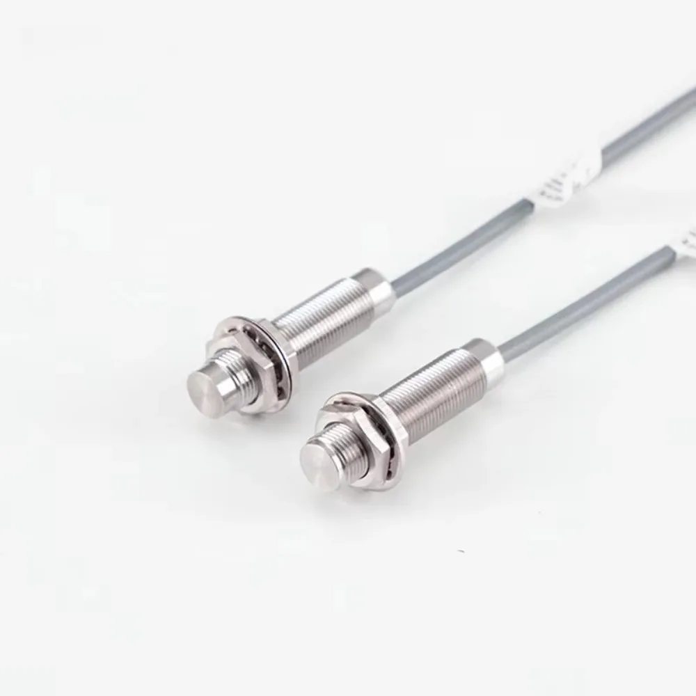 M12 All-Metal Inductive Proximity Sensor, Stainless Steel Embedded/Non-Embedded PNP/NPN IP67