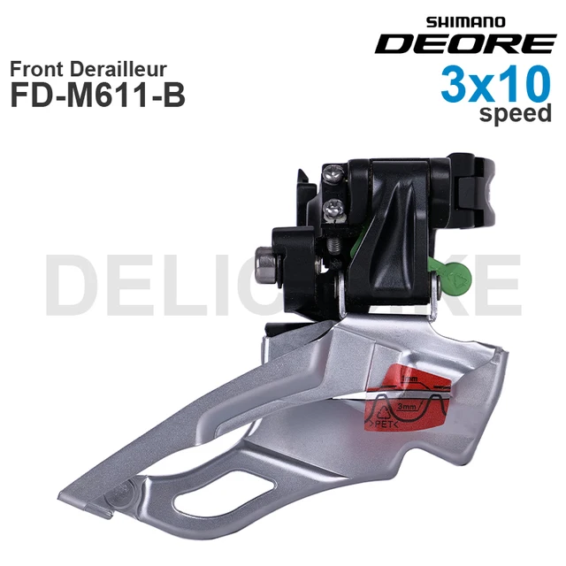 SHIMANO DEORE M6000 2x10 3x10 prędkość przerzutka przednia FD-M611-B FD-M611-D FD-M6025-H FD-M6025-L FC-M6000-H oryginalnych części