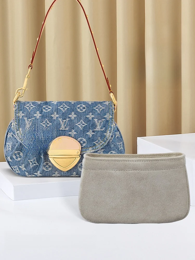 Bolsa Organizadora Interna Miceai Bear para Bolsa de Couro Jeans, Estilo Simples, Bolsa Interna Universal para Armazenamento e Cosméticos