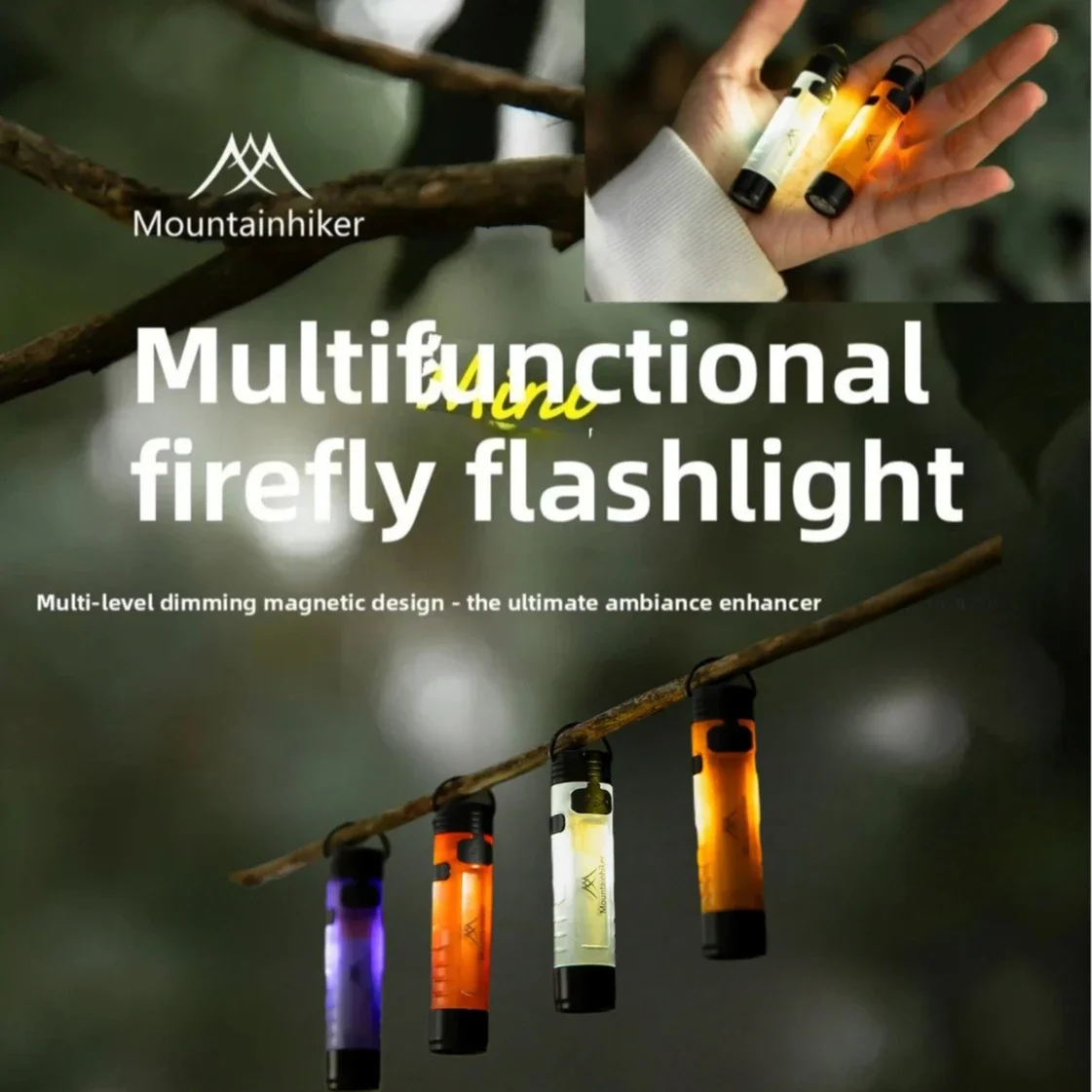Mountainhiker Pocket Mini Flashlight 5050 Outdoor Key Clip Cap Ambient Led Long Endurance Disaster Relief Emergency Small Light