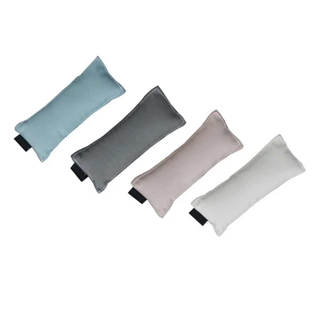 แผ่นรองข้อศอกตามหลักสรีรศาสตร์ 2 ชิ้น วัสดุพรีเมียม รองรับการใช้งานอย่างสบาย สำหรับโต๊ะคอมพิวเตอร์ในสำนักงาน ขนาด 13x5 ซม. สีฟ้าอ่อน