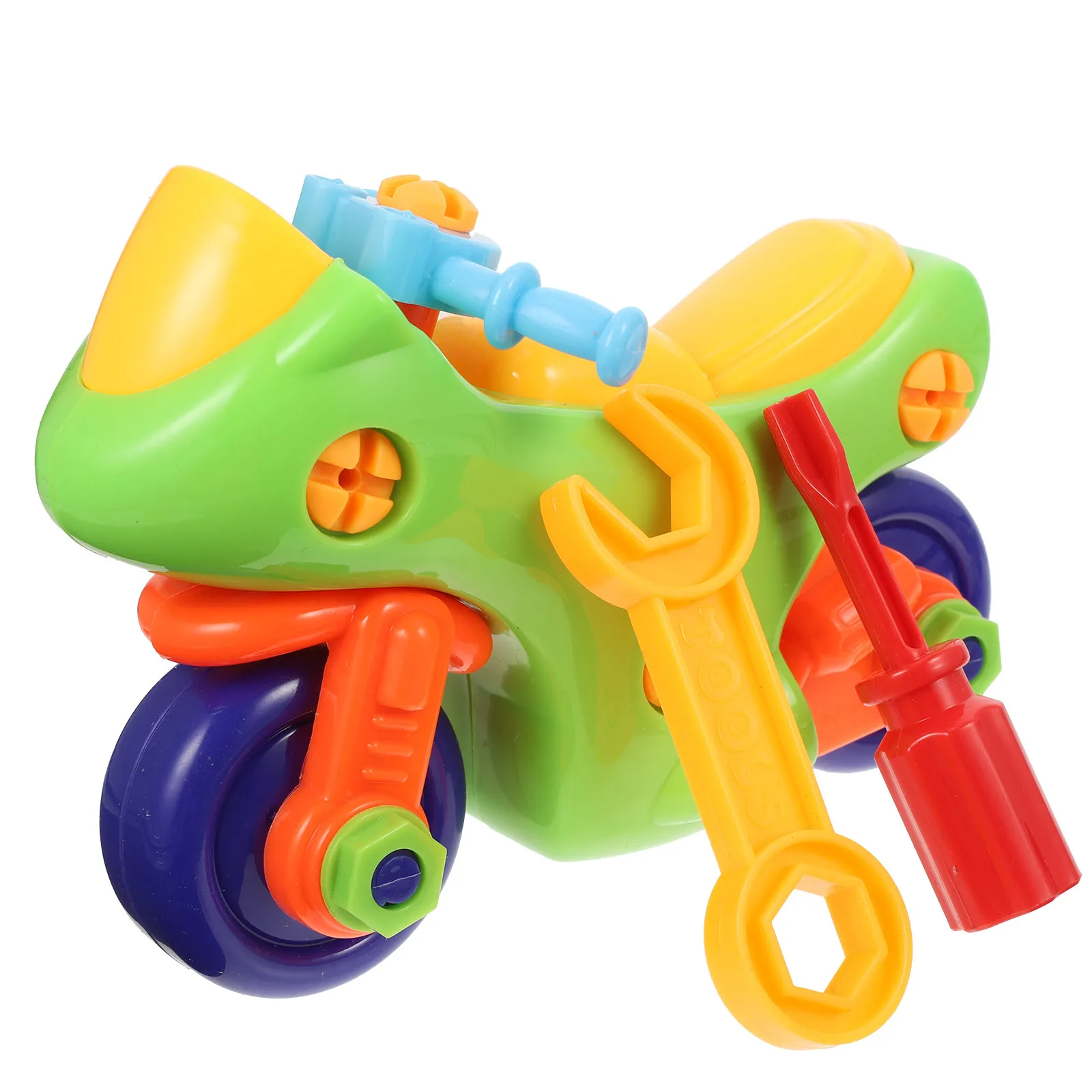 Educational Plastic Motorcycle Building Set for Kids – Take Apart & Reassemble Toy to Develop Motor Skills & Imagination