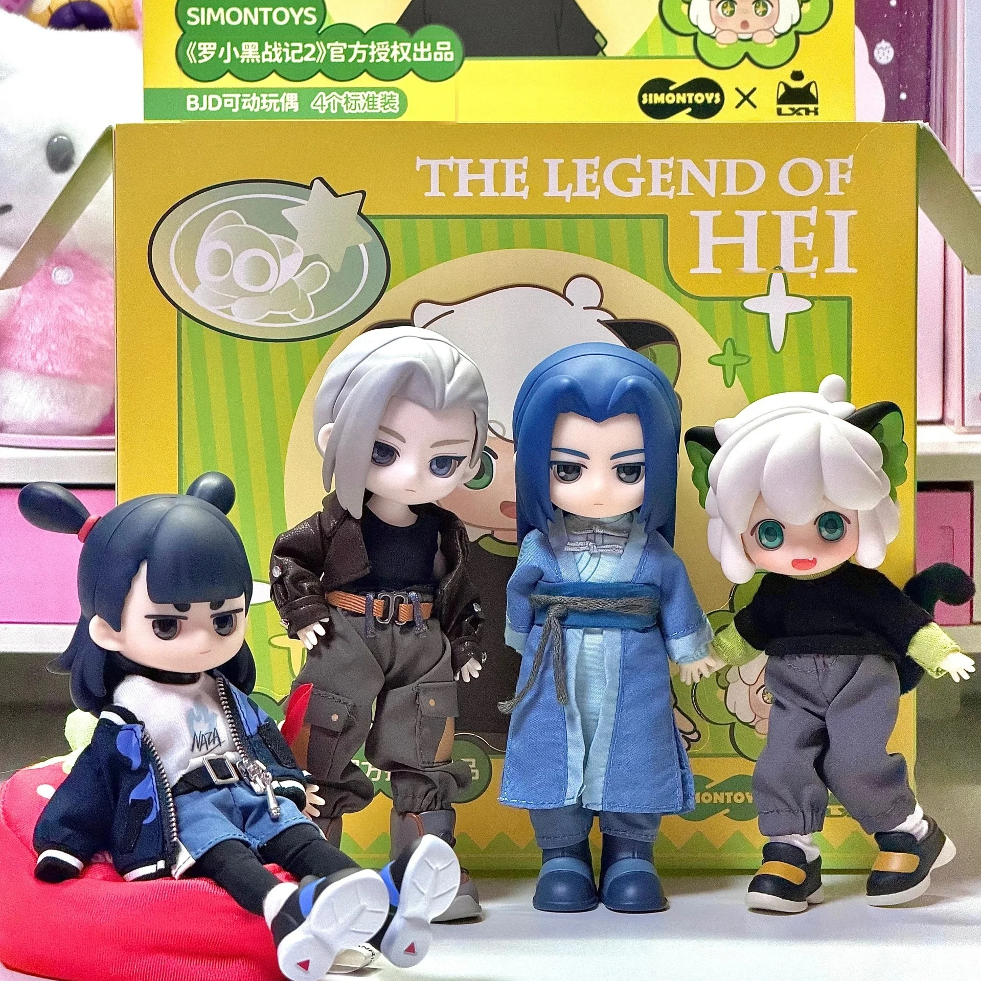 

В наличии подлинная кукла Legend Of Hei2 1/12 Bjd Blind Box, модная игрушка Luo Xiaobai Mystery Box, украшение, подарок-сюрприз на день рождения