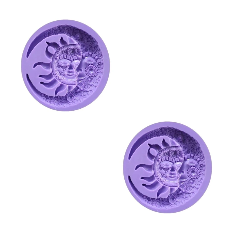 DIY Resin Mold Suitable for Jewelry Silicone Resin Molds Including European Moon for Sun Silicone Mold