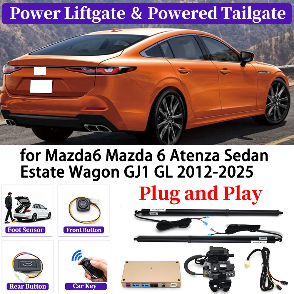 

for Mazda6 Mazda 6 Atenza Sedan Estate Wagon GJ1 GL 2012-2025 Car Automatic Power Liftgate Smart Auto Electric Tailgate System