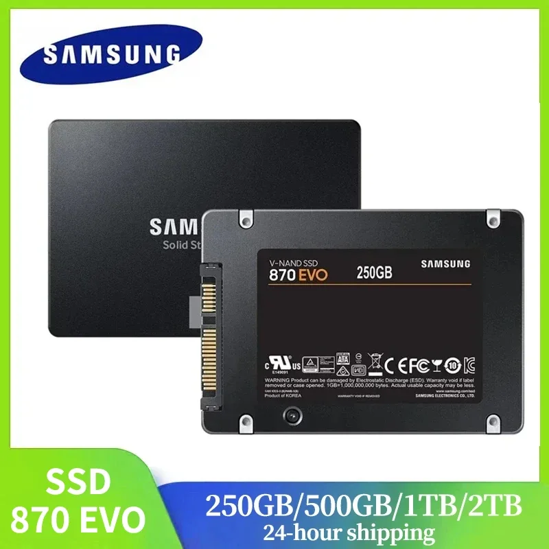 SAMSUNG SSD 870 EVO 1TB 2TB 250GB 500GB Interne Solid State Disk