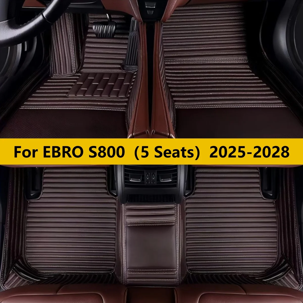 

Автомобильные коврики для EBRO S800 (5 мест) 2025-2028 2026 2027, водонепроницаемые, для защиты пола, автомобильные аксессуары