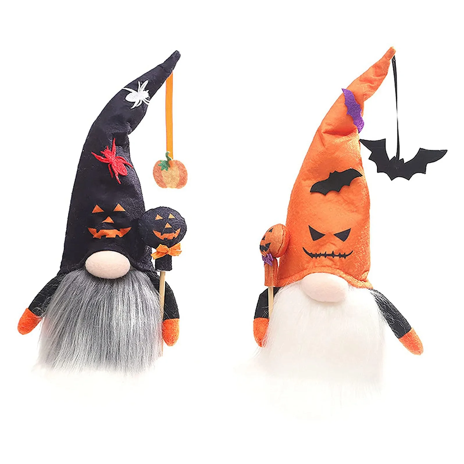 Halloween Plush Doll Faceless Gnome Plush Doll Plush Dwarf Faceless Doll with Lighted Halloween Table Decorations Gifts