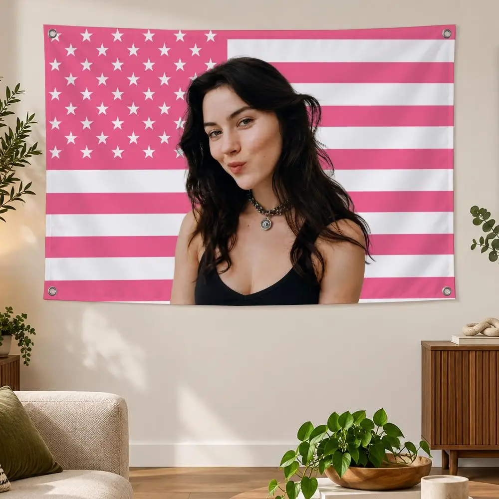 Singer American Indie Pop Creative G-Gracie Abrams Flags Banner Decor for Bedroom,Garden,Party,Club,Indoor Outdoor, Fan Gift
