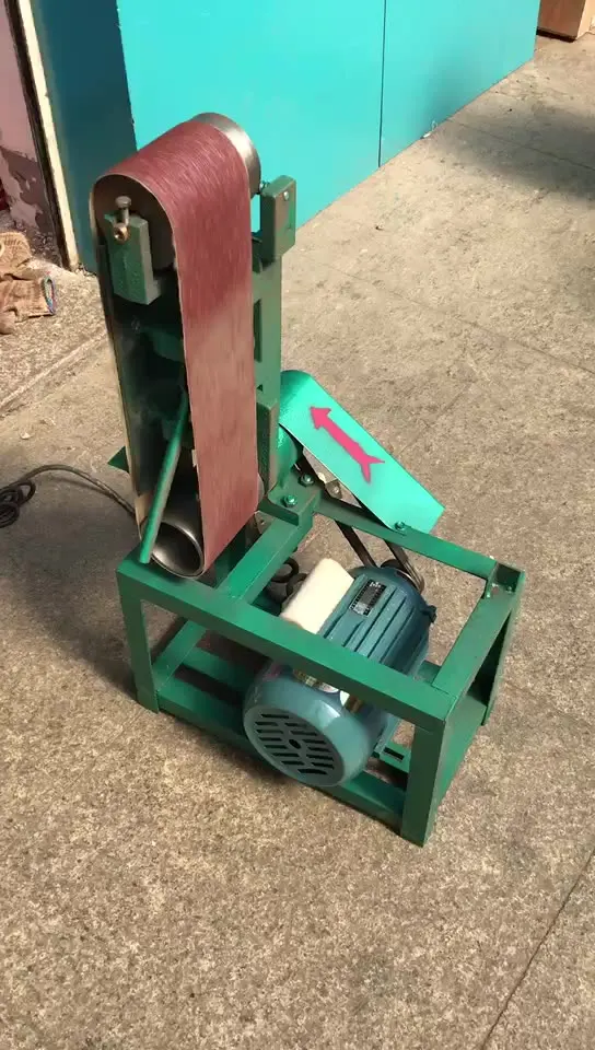 915 Vertical Single-station Multi-functional Industrial Simple Belt Sander Sander Polisher