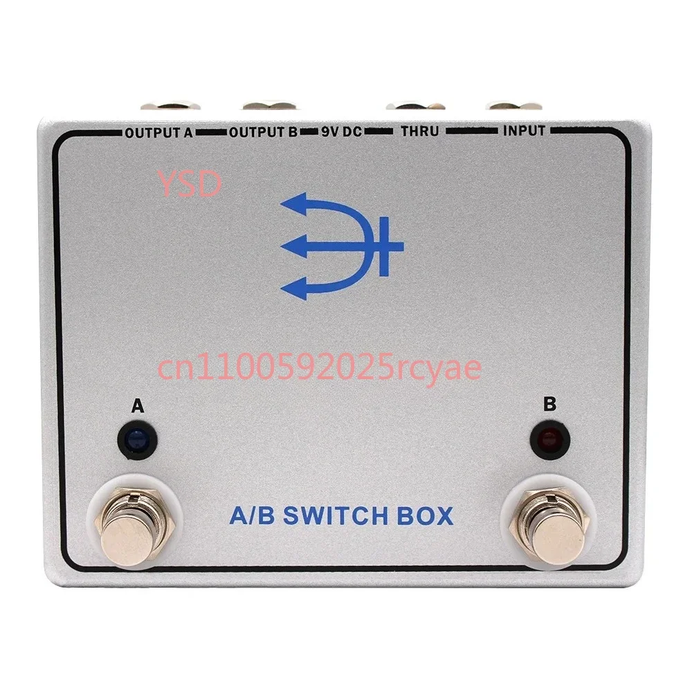 A/B SWITCH BOX Effect Channel Box Switcher Pedal Signal To Two Amp Paths Guitar Parts Guitar Effects Pedals