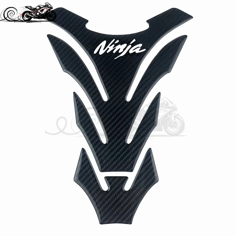 Accessori moto 3D Gas Serbatoio carburante Pad Decalcomanie adesive adatte per Kawasaki NINJA 650R ER6F ER6N VERSYS W800 SE Z750S