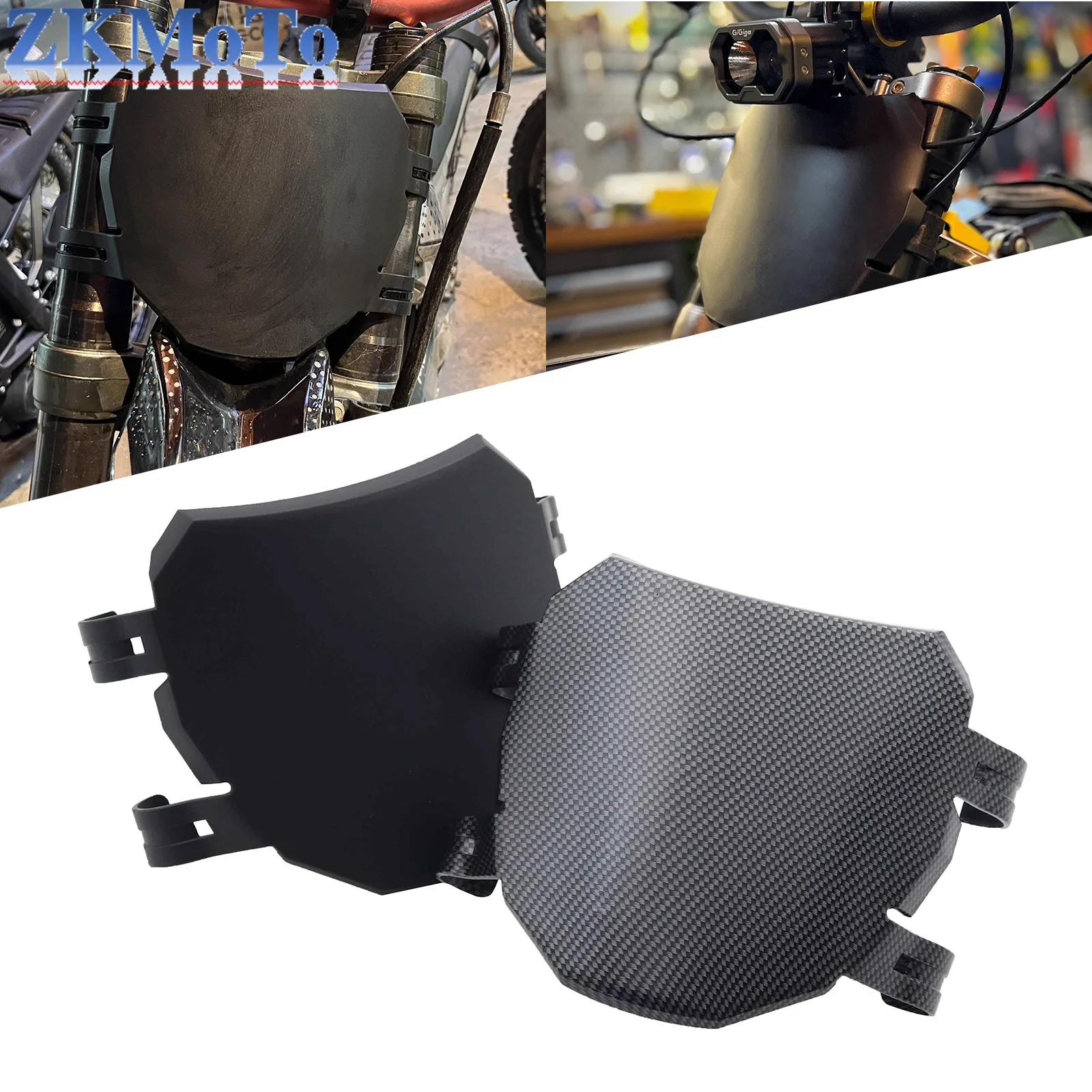 Universal Motorcycle E-Bike Number PlateFront License Registration Plate  For Surron Sur Ron S & X For Talaria Sting X3 MX3 MX4