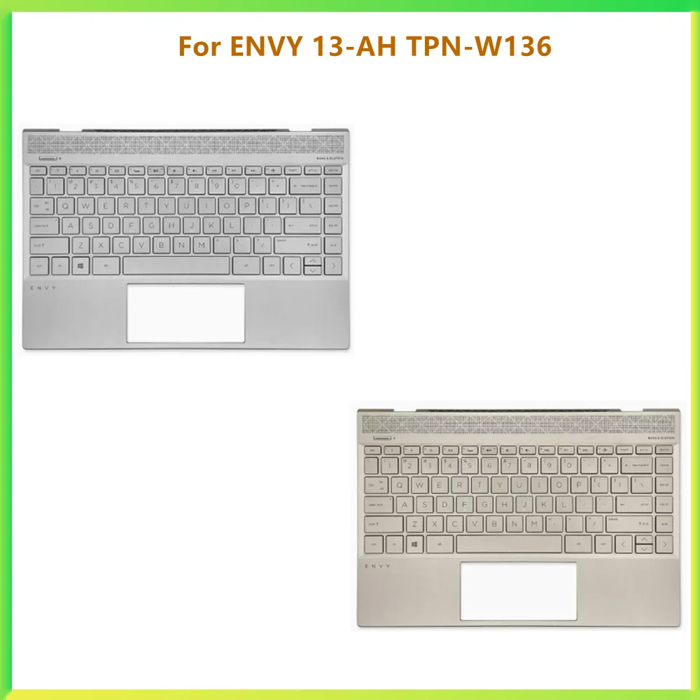 

New Laptop Top Case Palmrest Upper With Keyboard For HP ENVY 13-AH TPN-W136 Shell