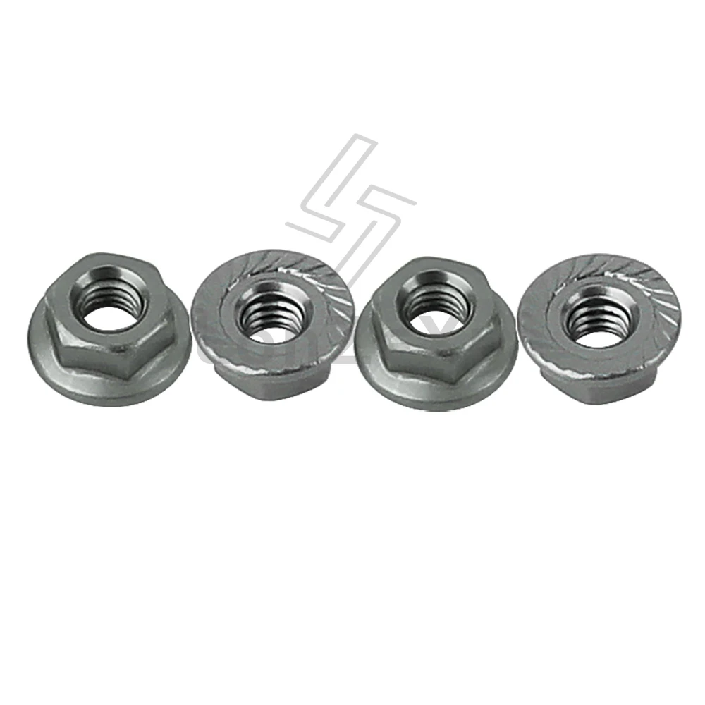 4/10p cnc Aluminium legierung Flansch Konter mutter m4 mehrfarbig für 1/10 1/14 rc Auto LKW Crawler Drift trx4 scx10 scania Universal teil – Detail 10