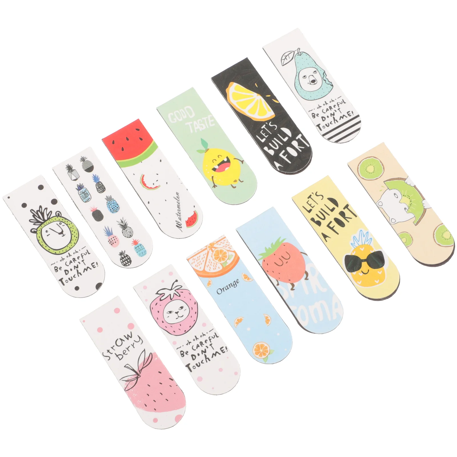 12 Pcs Book Page Marker Bookmark Magnetic Delicate Sensory Bookmarks Markers Student Use