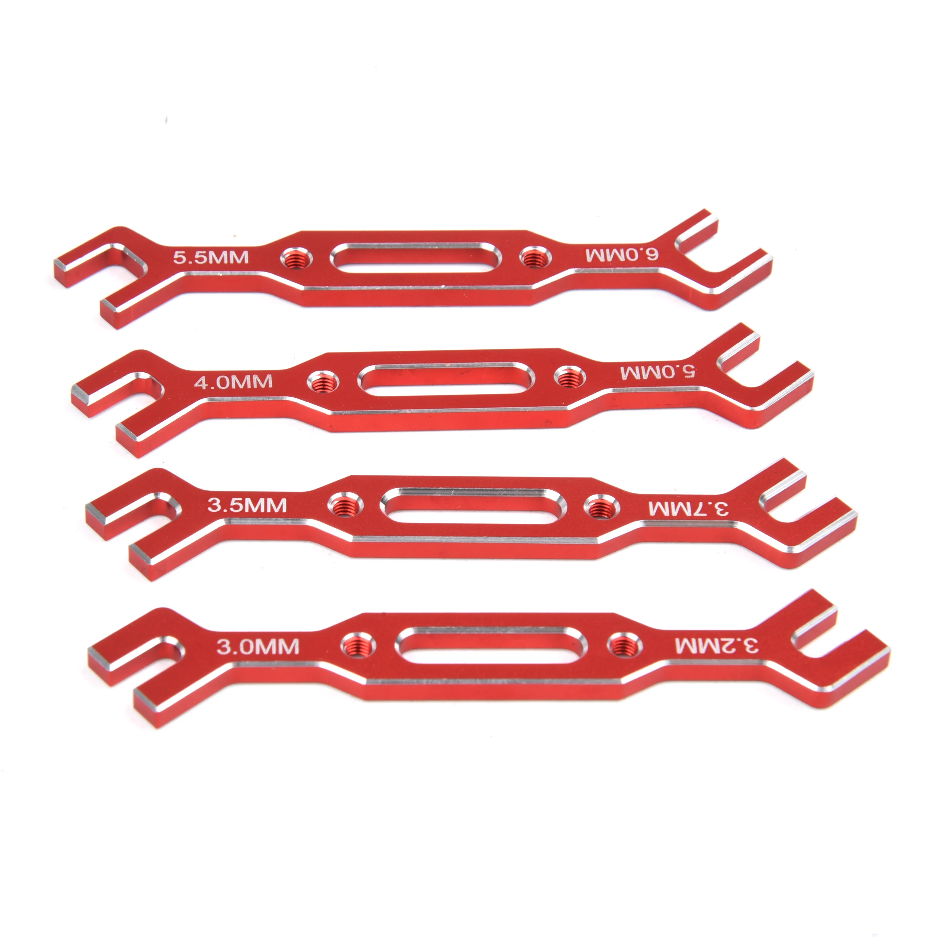 4 Stuks Wrench 3/3.2/3.5/3.7/4/5/5.5/6Mm Spanschroef Moer Ball End Joint Remover Universele Tool Voor Rc Auto Drone Boot