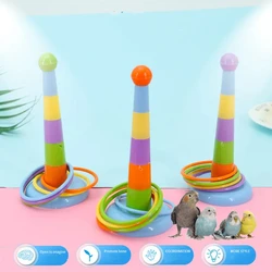 Interesting Mini Iron Ring Toys, Suitable for Parrots Intellectual Development Games, Colorful Ring Bird Activity Training Toys