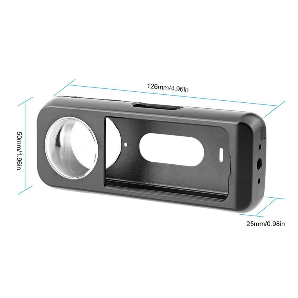 EF-For Insta 360 One X3 Metal Cage Shockproof Protective Case Frame Accessories Interface Aluminum Alloy Shell Case