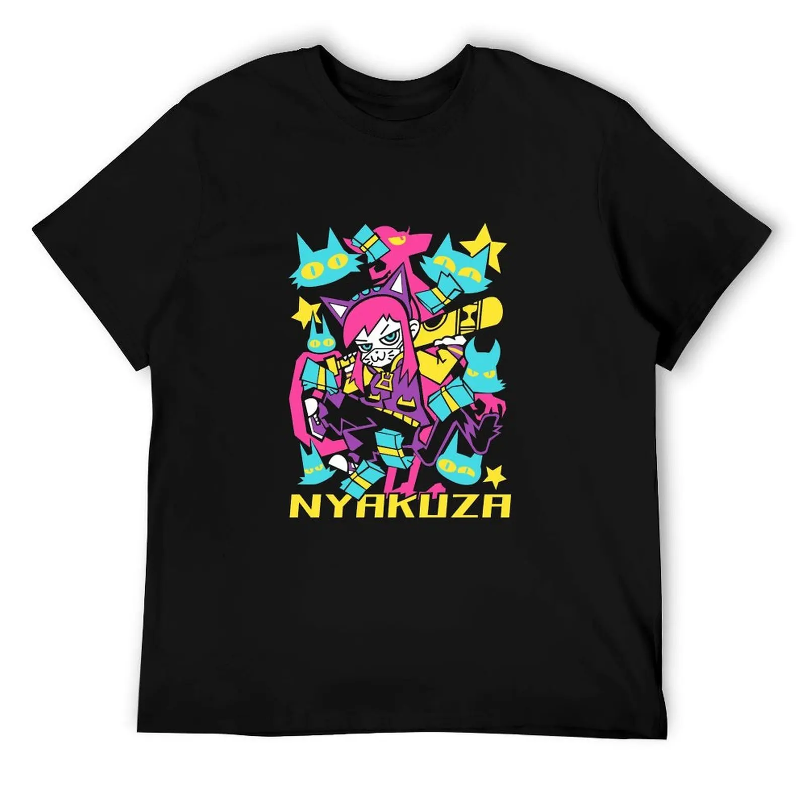 

A Hat in Time Nyakuza Metro T-Shirt man t shirts cotton cotton t shirts man 100% T-Shirt