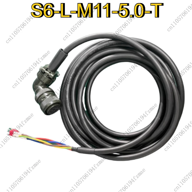 Аксессуары Кабель питания серводвигателя Кабель питания S6-L-M11-5.0-T Высокогибкий соединительный цепной кабель