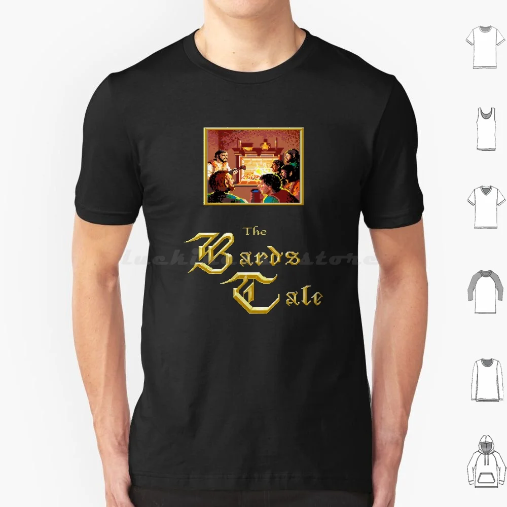 The Bards Tale T Shirt 6xl Cotton Cool Tee Commodore Amiga Screen Computer Retro Classic Bit Pixel Geek Video Game Sprite Bards