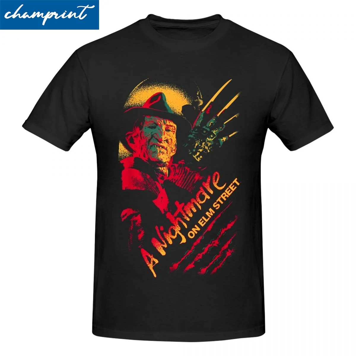 Men Women Elm Street Nightmare Claws T Shirt  F-Freddy K-Kruger 100% Cotton Clothes Awesome Short Sleeve Tees Gift Idea T-Shirt